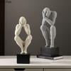 Minimalist Abstract Thinker Figures Handicrafts Ornaments Desk Decoration Creative Character Sculpture Room Aesthetics Decor