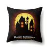 Halloween Pillowcase Car Waist Pillow Pumpkin Sofa Cushion Cover Office Home Living Room Pillowcase