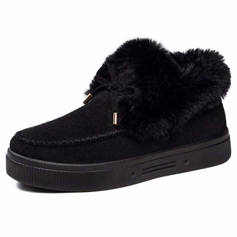 The New Cotton Shoes Are Versatile, with Added Fleece and Thickened Snow Boots and Anti-slip Cotton Boots