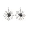 Lightweight Alloy Spiders Earrings with Allergy Resistant Pin Comfort Fit for Daily Wear Party Use Gothic Style Music Festivals