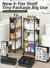 Multi-layer Bathroom Shelf with Wheels - Narrow Gap Storage Trolley