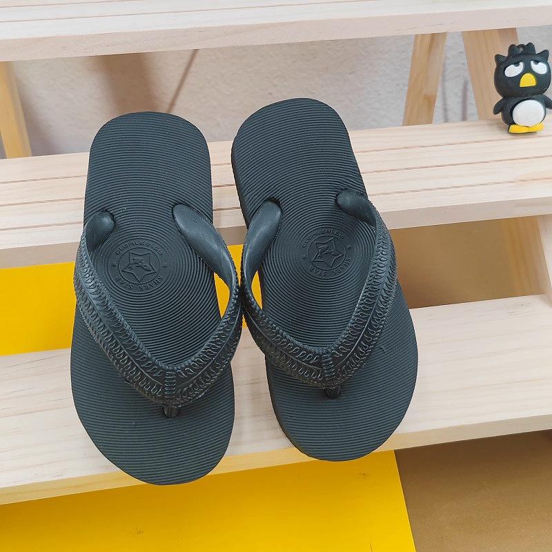 

Резиновые детские шлепанцы для девочки легкие летние уличные нескользящие домашние принцесса ветер размер мальчик детские сандалии 8.5 (Suitable for 34-35) Shoe Length 19 чёрный