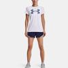 Under Armour Casual Training Short Sleeve T-Shirt Women Tops White 1365143-100