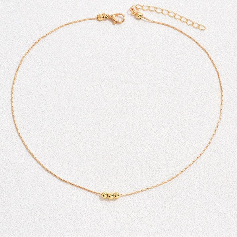 Stainless Steel Necklaces New Trend Gold Color Metal Charms Pendants Chains Fashion Necklace For Women