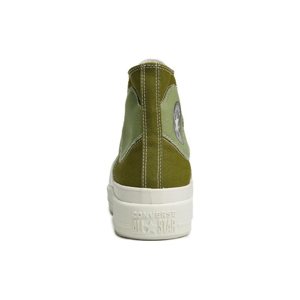 Converse Chuck Taylor All Star Construct High Colorblock Alligator Green A03471C Unisex High Top Canvas Lifestyle Sneaker