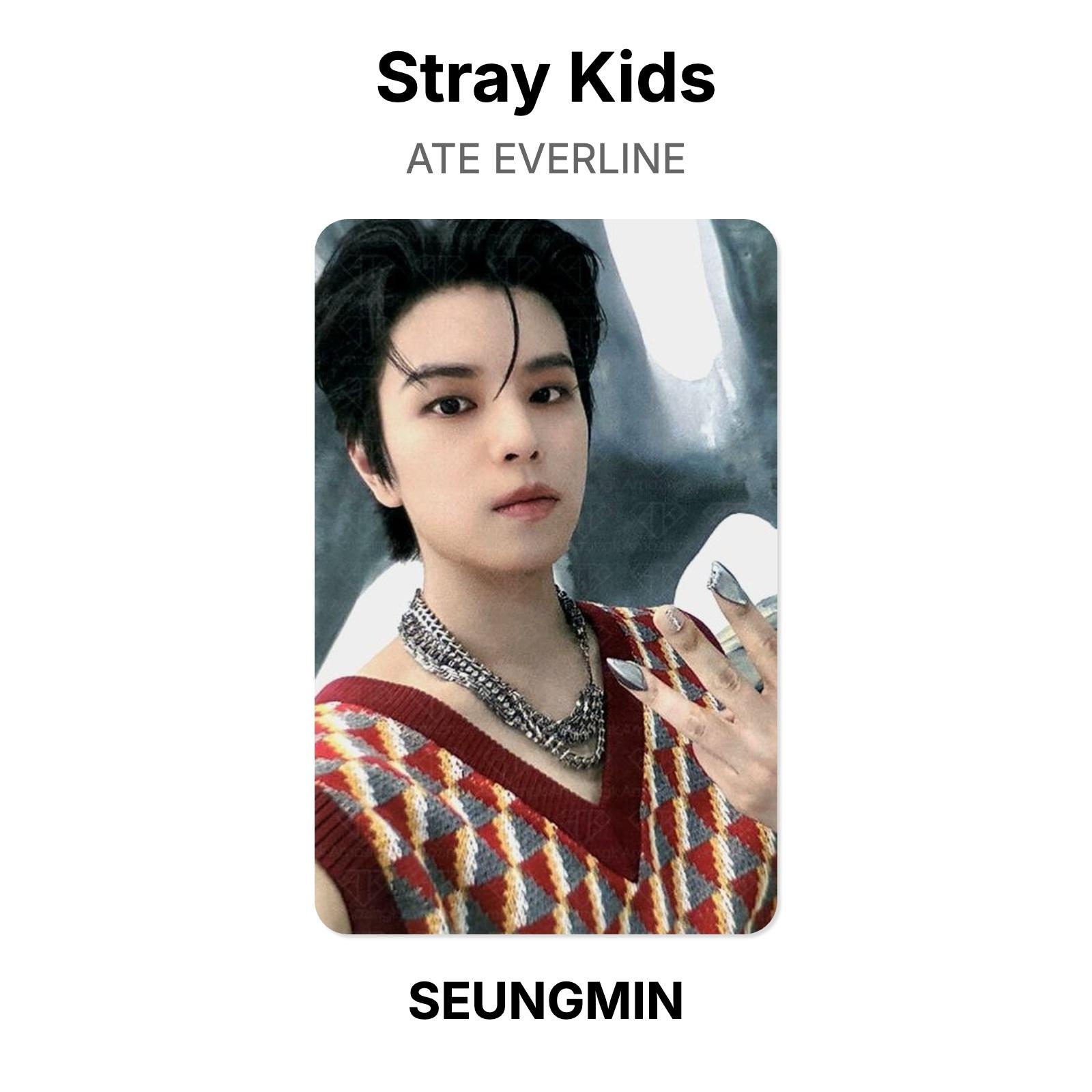 Stray Kids ATE EVERLINE Official Photocard SEUNGMIN