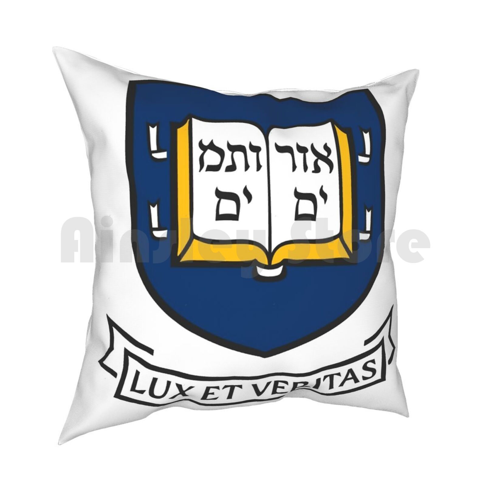Yale University Pillow Case Printed Home Soft DIY Pillow Cover Yale University College College Student School Smart Navy 30cmx30cm