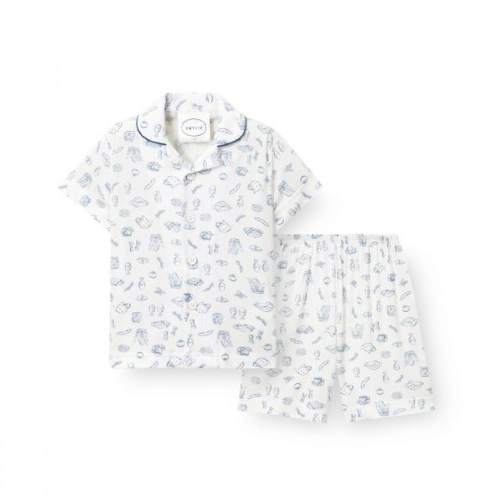 Orcite Kids Pajama Set H014 Short Sleeve Petitjour 65
