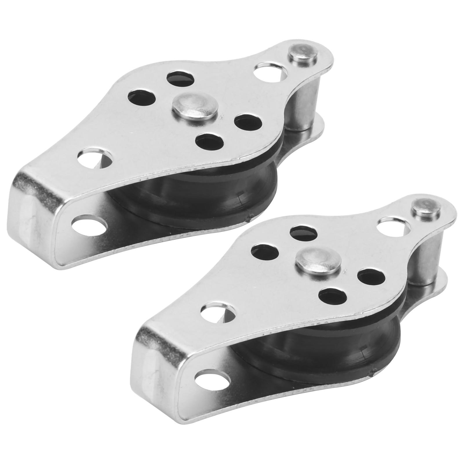 

2 шт. блок шкива с нейлоновым шкивом из нержавеющей стали, нейлоновые блоки для каяка, лодки