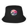 Nouveau Chapeau Bob Unisexe Personnalisé Japonais Kanagawa Anime Grande Vague Chapeau de Voyage Plage Pêche d'Été