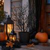 Halloween Künstliche Äste Hausvase Dekoration Halloween Thema Künstlicher Schwarzer Stiel Ast Kunstpflanzen Blume Party Dekor