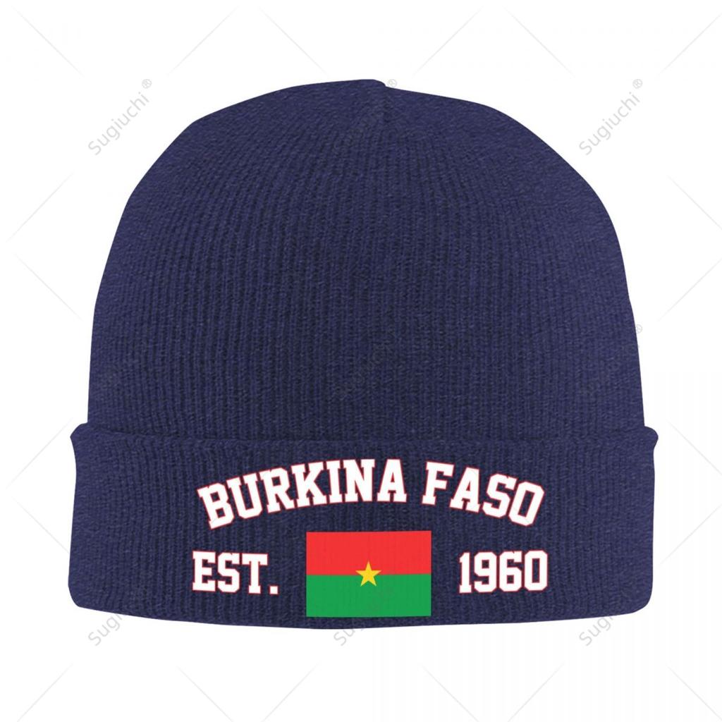 Unisex Burkina Faso EST Knitted Hat For Unisex Women Boys Winter Autumn Beanie Cap Warm Bonnet