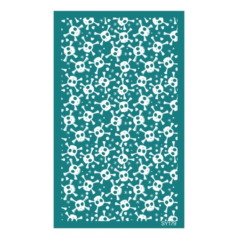 Silk Screen Printing Stencils for Painting on Clay, Fabric, Wood, Self-Adhesive Silkscreen Stencils for Jewelry Making