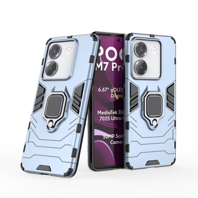 Pre Poco M7 Pro Puzdro Kryt Xiaomi Poco M7 Pro 5G Capa Telefón Zadný Pancier Nárazník Nárazuvzdorný Magnetický Držiak Prsteňa Fundas Poco M7 Pro