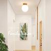 IRALAN Nordic Glass Ceiling Light Single LED Ceiling Lamp Entryway Hallway Balcony Living Room Bedroom Aisle Light Fixtures