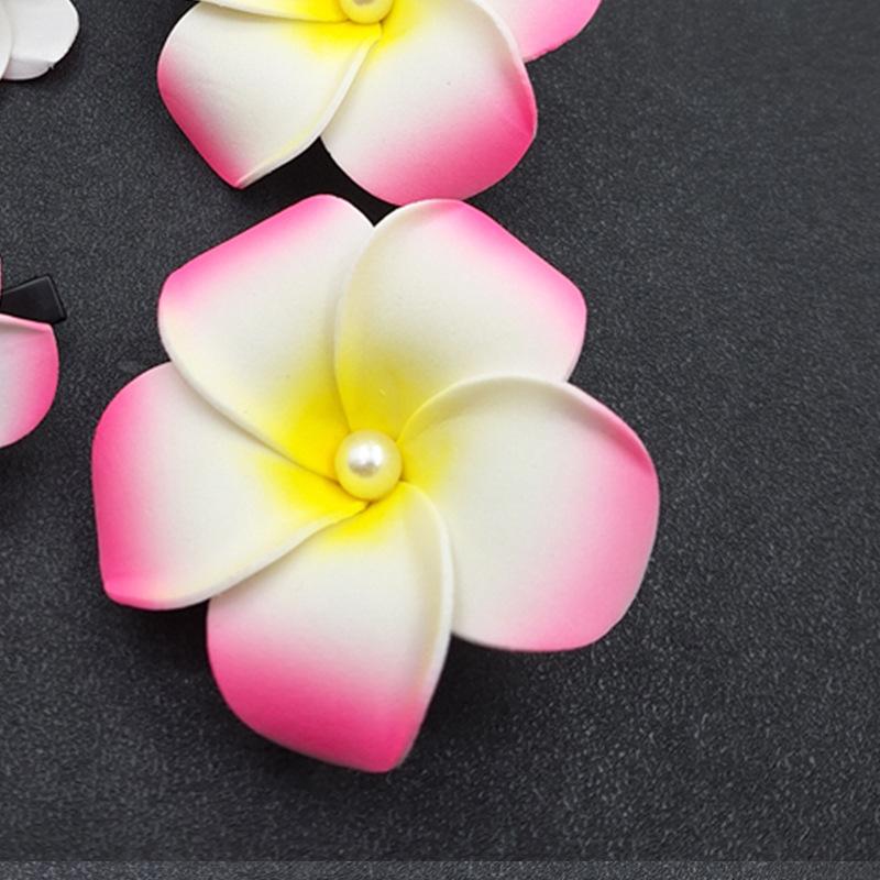 Simulated Colored Egg Flower Hair Clip Headpiece Cross-border Spot 4-11cm Beach Tourism Vacation Dai