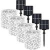 1 2 3 4 5Packs Solar Led Fairy Light Outdoor Christmas Lights 8Modes Copper Wire Lights Waterproof Garden Tree Patio Decor