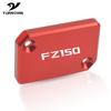 CNC Aluminium Motorrad Zubehör Moto Vorn Hinten Brems Zylinder Flüssigkeit Reservoir Abdeckung Cap Für Yamaha FZ150 FZ 150 2015