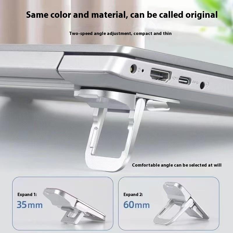 2Pcs/Set Portable Pc Foldable Laptop Stand Notebook Support Holder Adjustable Riser Cooling Bracket Universal For Laptop Tablet
