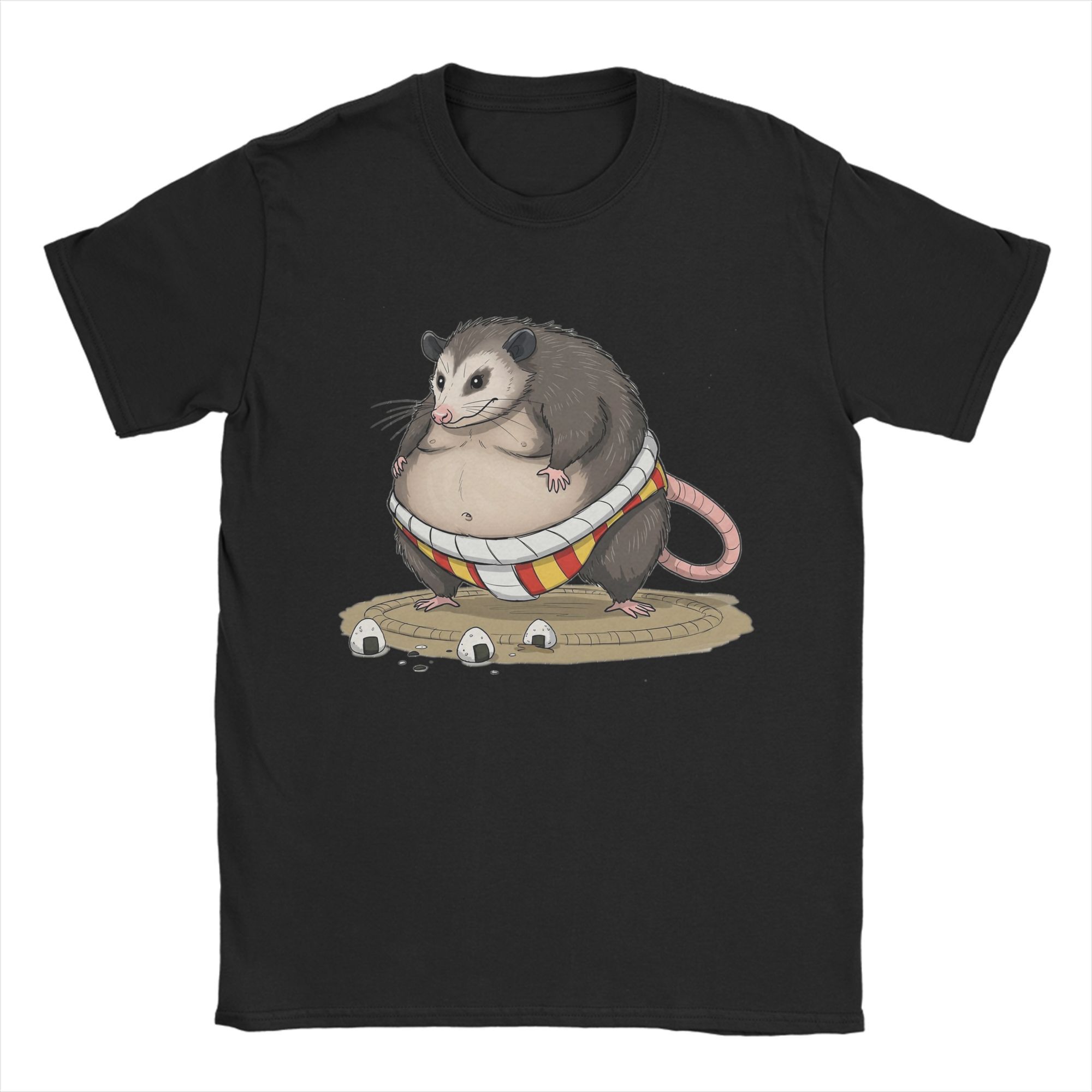 

Adopt A Cat Opossum Japanese Graphic T Shirt Harajuku T Shirts Short Sleeve Aesthetic Tshirt Summer Cotton O Neck Top Tees 4XL