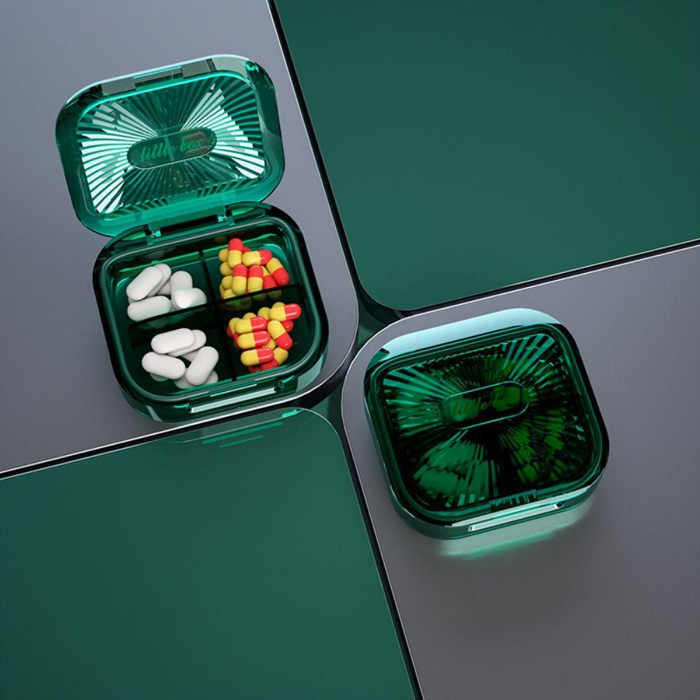 Waterproof Sealed Storage Medicine Box Moisture-proof Pill Case Pill Storage Box  Travel