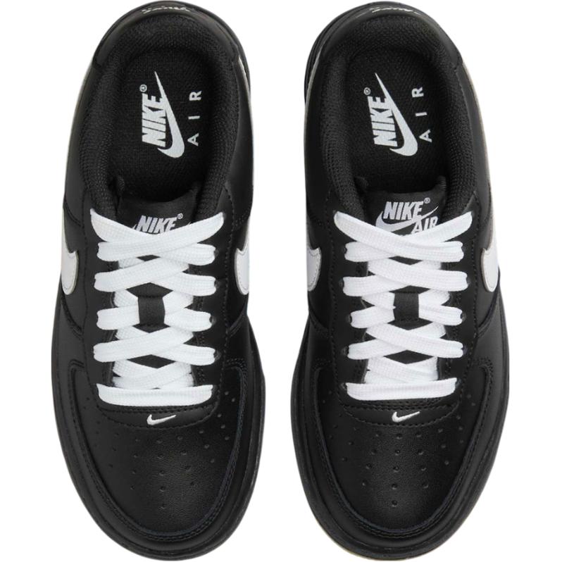 Nike Air Force 1 LV8 GS Black White Gum Kids Sneakers Gum-Light-Brown IB8845-001