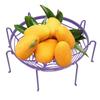 Drain Spider Web Fruit Plate Black/Orange Halloween Fruit Serving Tray  Party