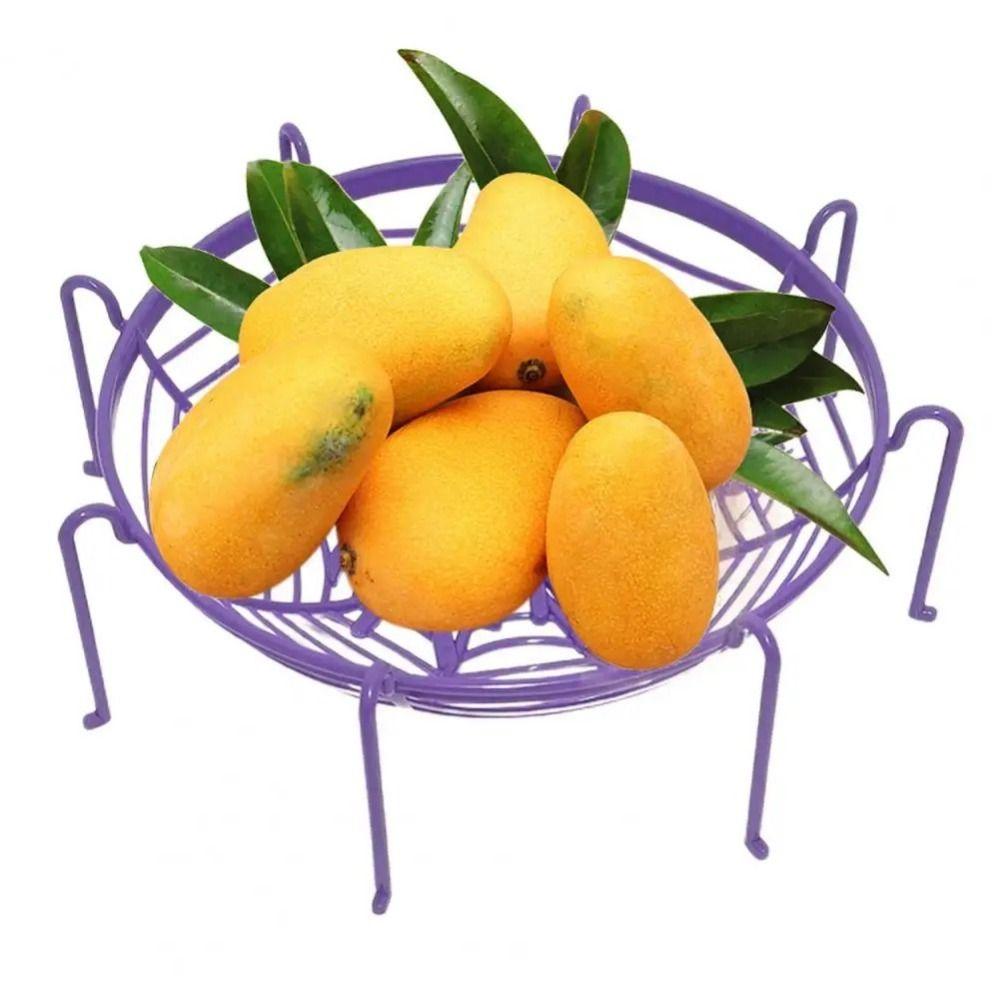 Drain Spider Web Fruit Plate Black/Orange Halloween Fruit Serving Tray  Party