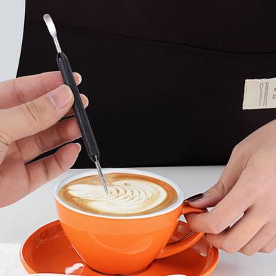 Färg Rostfritt Stål   Dragblomma Nål Kaffekonst Penna     Dekorationsverktyg
