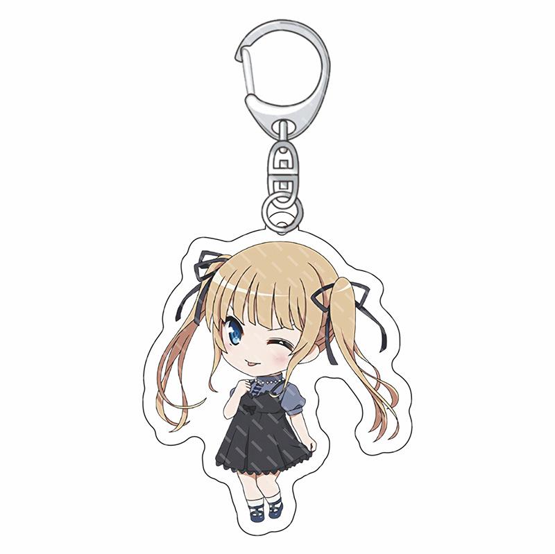 Anime Saenai Kanojo No Sodatekata Blessing Flowers Megumi Kato Eriri Spencer Sawamura Acrylic Keychain  Model Gift Toy