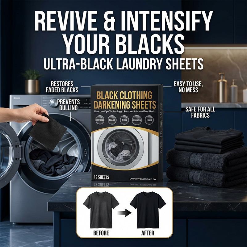 Clothing darkening tablets, home laundry dyeing color-fixing darkening tablets,black clothing fading repair color replenishment