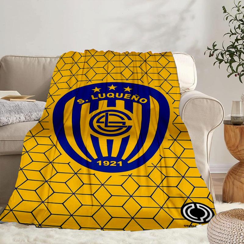 Saint Luque Sports Emblem Portable Blanket/Soft Blanket Bedding Blanket Suitable for Travel Camping Living Rooms Offices Sofas Fan Gifts