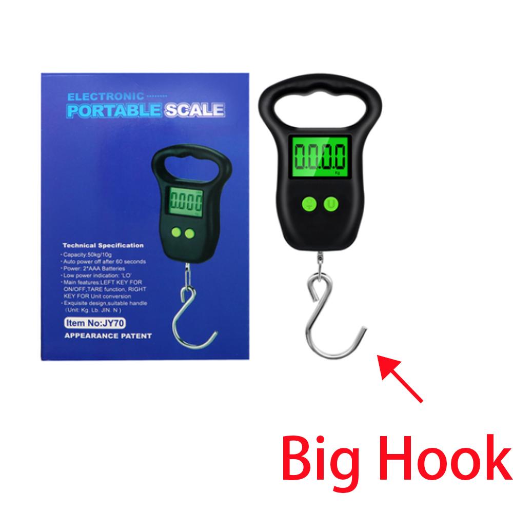 50KG 10g Digital Hook Scale Portable Hanging Scale Electronic Weight Scale Luggage Fishing Weighing Scale Accuracy Measurement