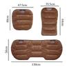 Car Seat Cover Winter Plush Warm Cushion Waist Pad For Citroen C3 C5 AIRCROSS C5X C4 Cactus PICASSO e-C3 e-C4 C1 C-Crosser C6 C2 akj256