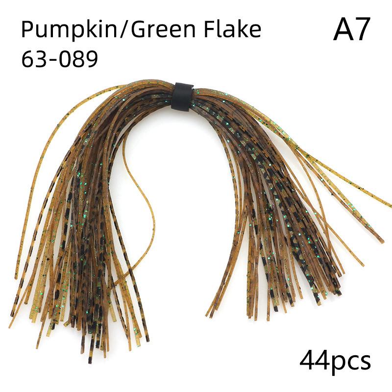 Silicone Skirts Fly Tying Material for Spinnerbait Long Tail Jig Lures Custom Fishing Bait Accessory