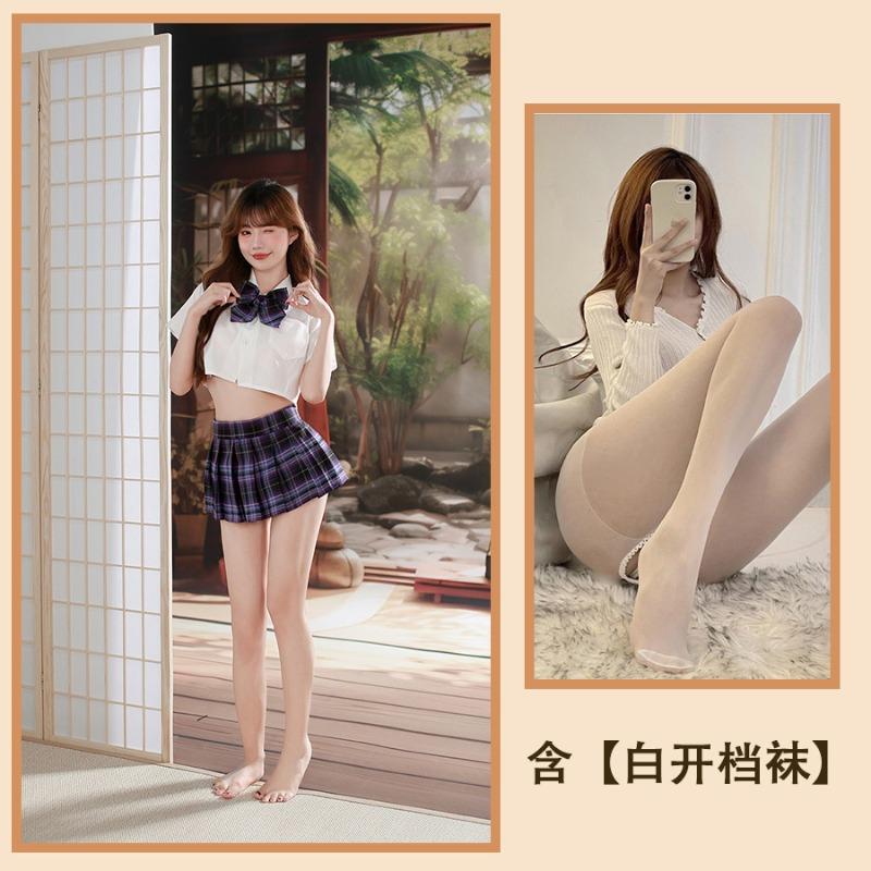 Sex Underwear Student Uniform Suit Women's Pleated Skirt Large Size Cosplay Japanese Style