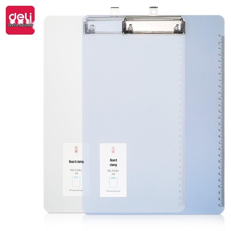 Deli A4 Multifunction Writing Clipboard with Scale, 6-Pack