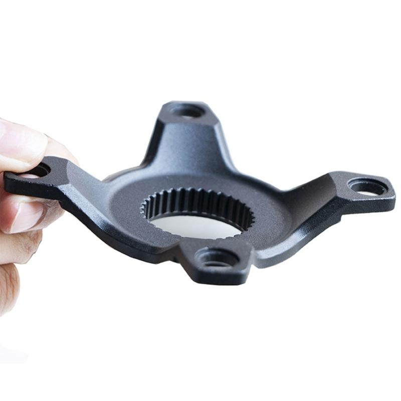 Electric Bike 104mm Chainring Adapter Spiders, Aluminium Alloy Torques Sensors Spiders Adapter for Electric Bicycles