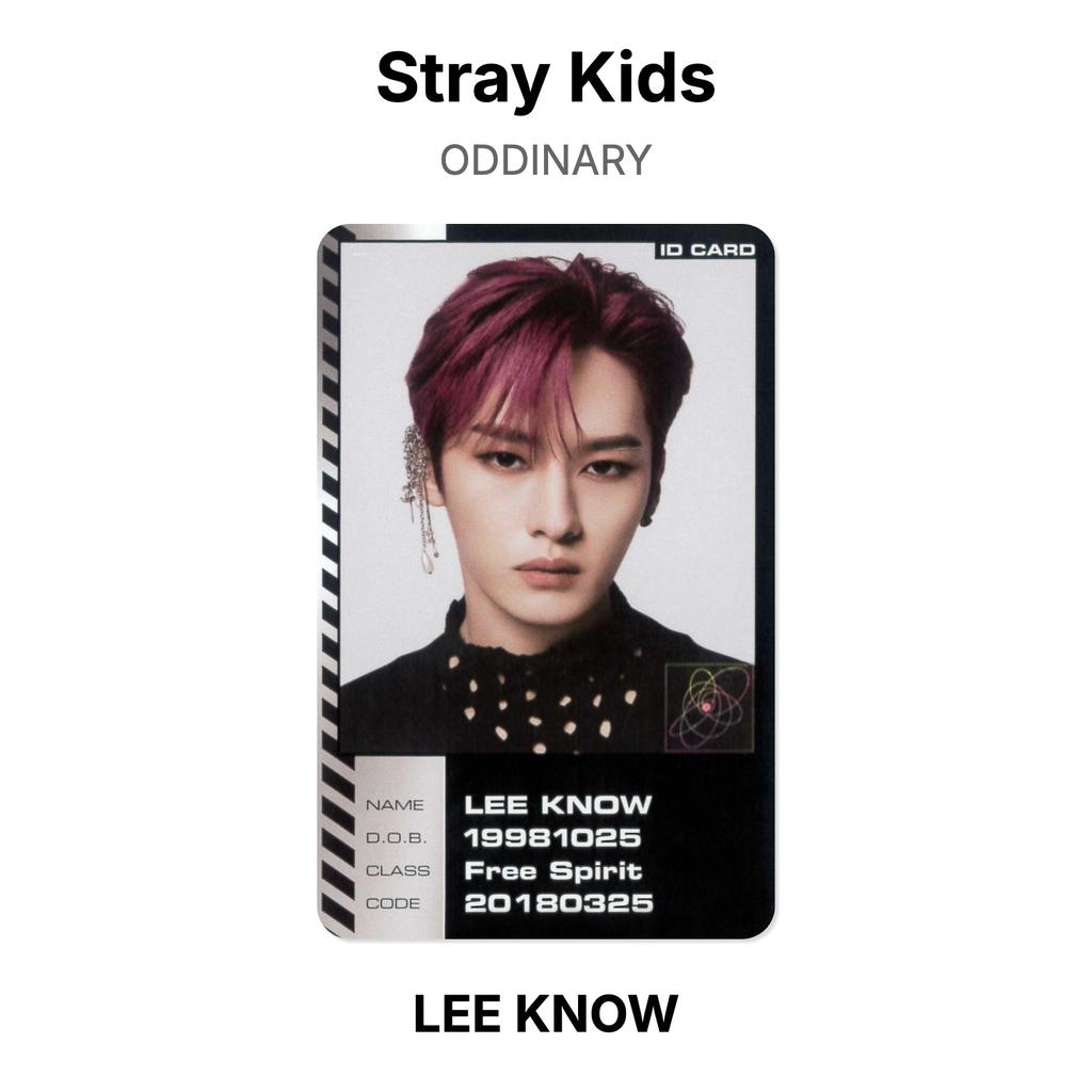 Stray Kids ODDINARY Official Photocard