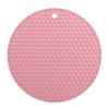 Thick Round Silicone Coasters Heat Resistant Non Slip Cup Mats Insulation Pot Holders Kitchen Table Protection Pads