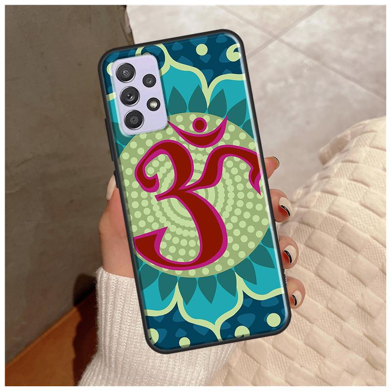 Aum Om Namaste Symbol Zen Yoga Case For Samsung Galaxy A14 A34 A54 A12 A22 A32 A42 A52 A13 A23 A33 A53 A50 A51 A71 Cover