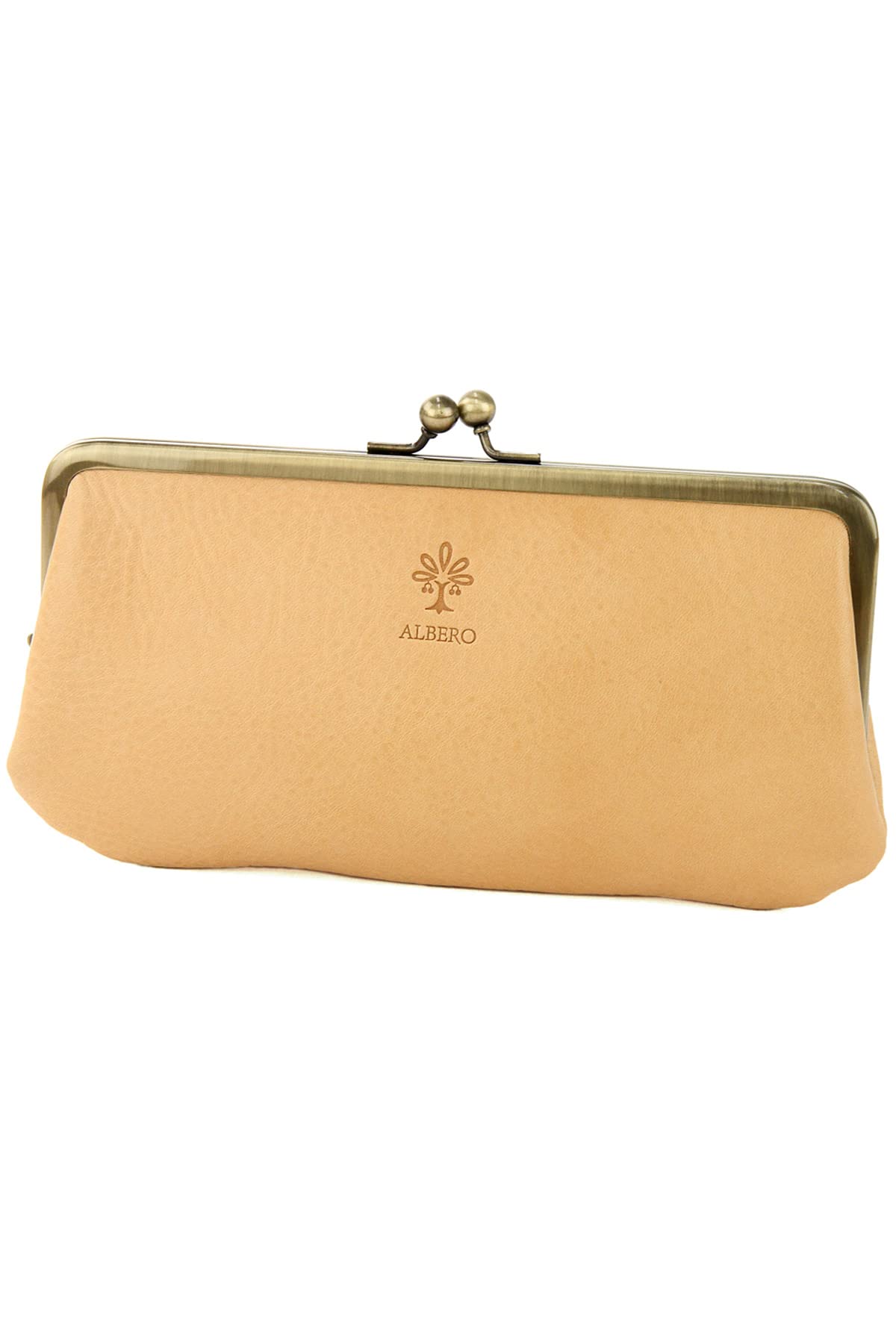 

Long wallet genuine leather natural [Albero] women s AL-5357-20