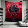 The Elder Scrolls Wall Hanging Printed Fabric Blanket Decorative Tapestries for Bedroom Living Room Home Decor
