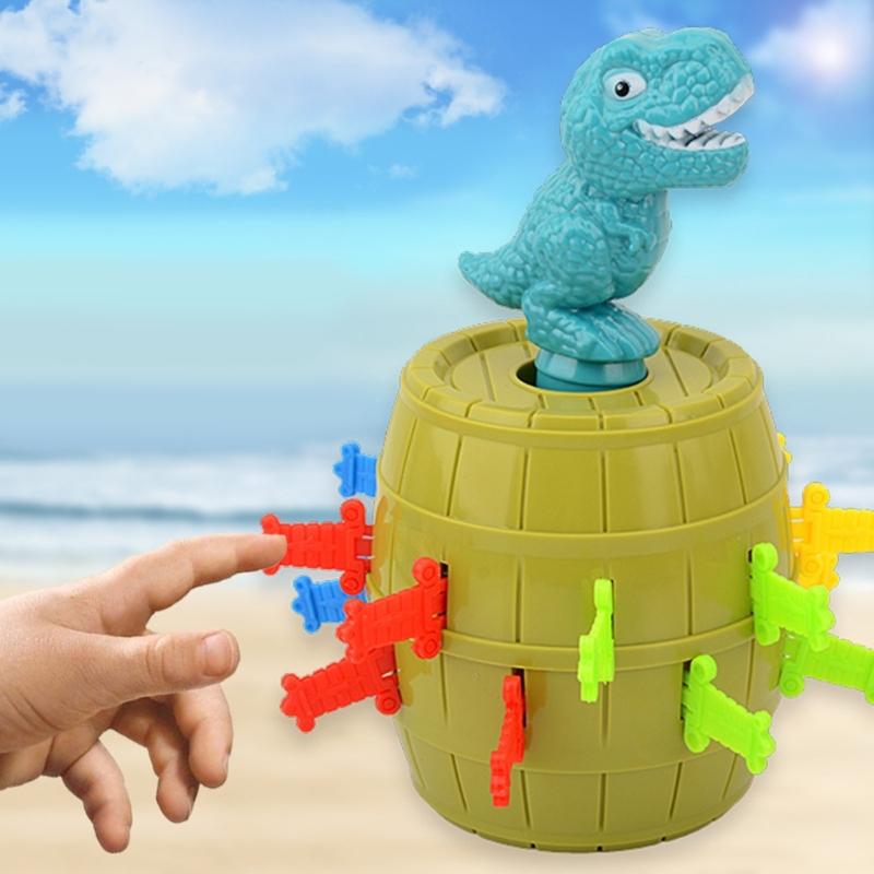 Bounce Dinosaur Bucket Tricky Board Game Tricky Board Game Home Entertainment Tricky Toy Gift for Girl and Boy