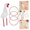 Creative Big Goose Headgear Plush Cartoon Goose Hat Halloween Party Hat  Party Headdress Decoration