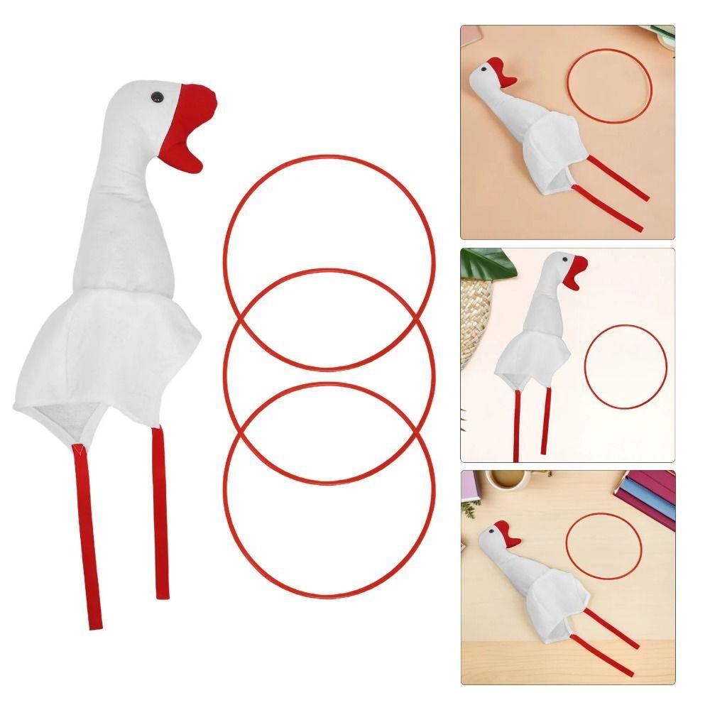 Creative Big Goose Headgear Plush Cartoon Goose Hat Halloween Party Hat Party Headdress Decoration
