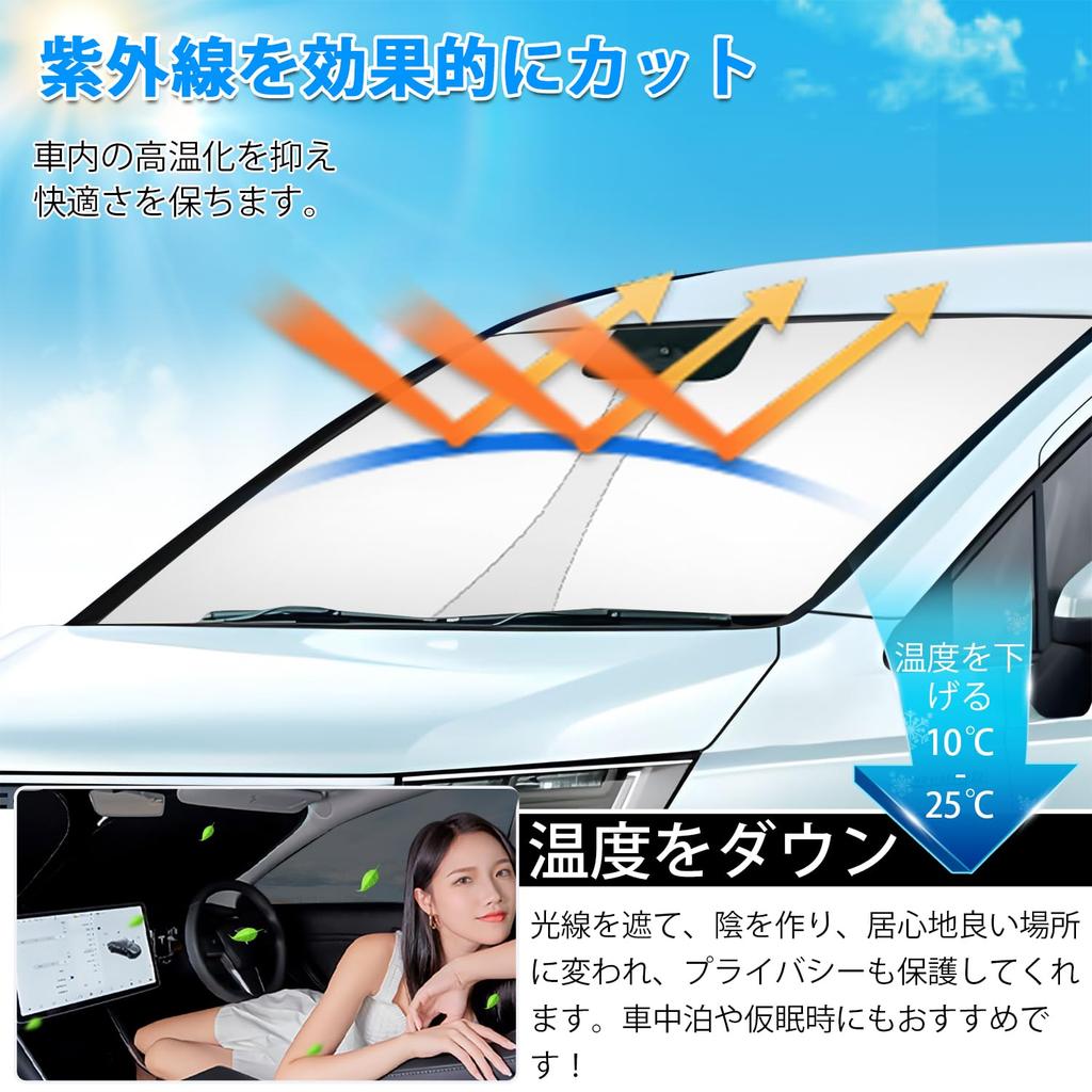 LIMSTYLE Honda Freed GT Windschutzscheiben-Sonnenschutz Licht Hitzeschatten Vorhang Sonne UV Auto Punkte Aufbewahrungstasche Innen Einfach Direkt vom Hersteller (3.