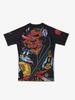 MANTO Men's Rashguard Short Sleeve TENGU Black M