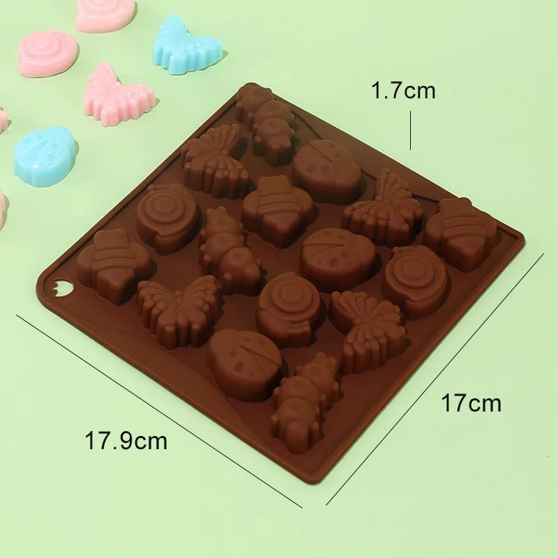 Chocolate Silicone Baking Mold Horse Multiple Flower Shape Cake Cookies Bread Candy Pastry Gummy Jelly Soap Candle Making Tool