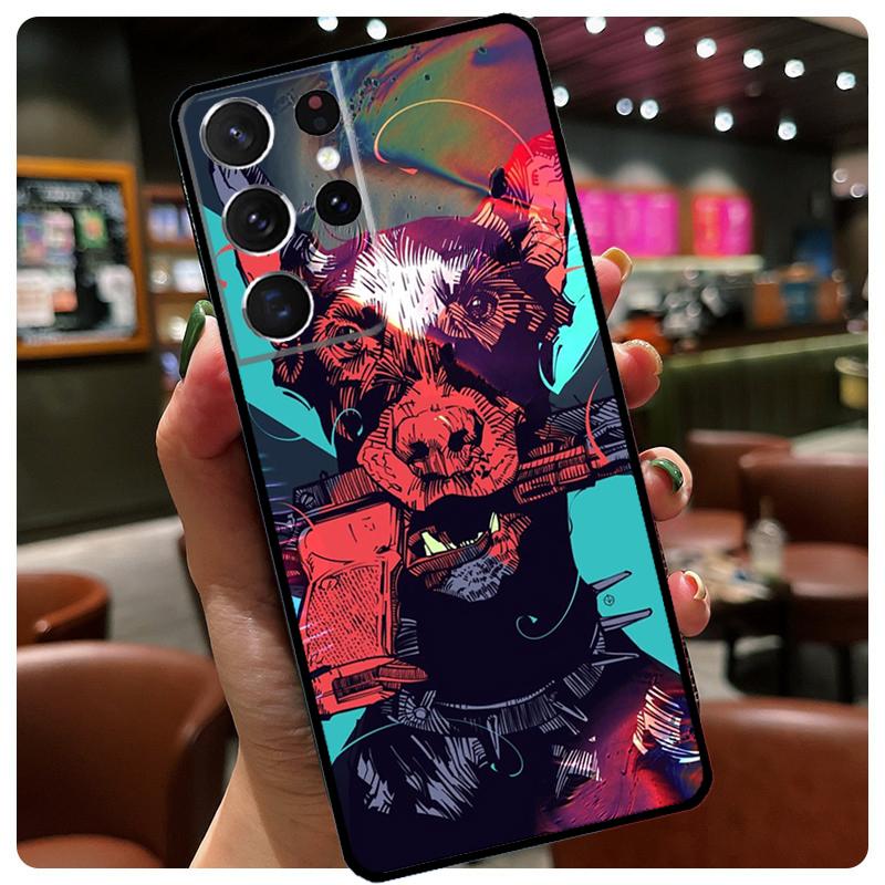 Doberman Dog Phone Case For Samsung Galaxy S25 S24 S23 S22 S21 S20 Ultra S9 S10 Plus S25 FE S24 FE Cover